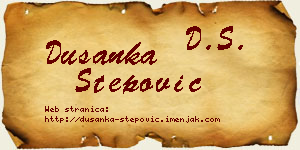 Dušanka Stepović vizit kartica